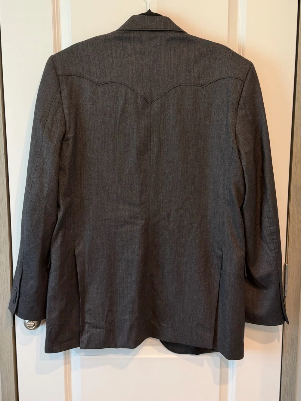 Vtg Circle S Ranch & Western Wear Blazer Mens 44L Sport Coat Cowboy Country USA